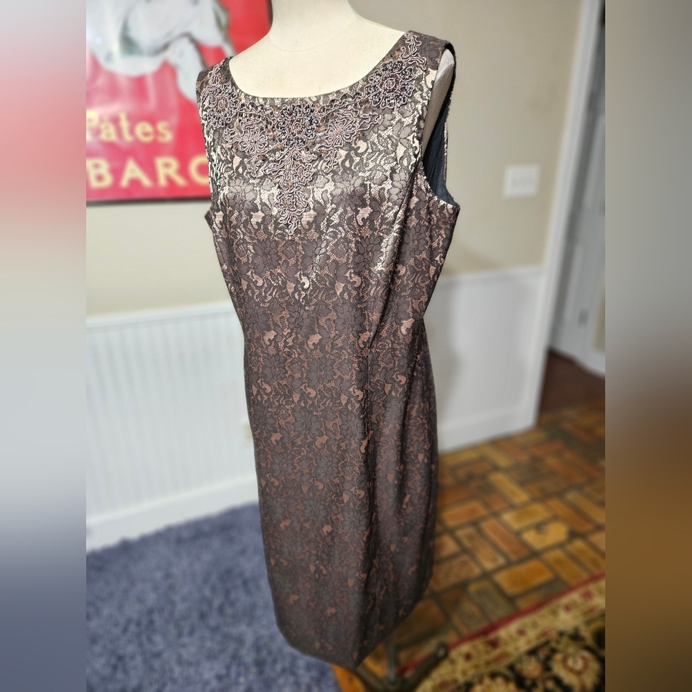 Tahari ASL Gorgeous Formal Dress Size 14 - Picture 2 of 6